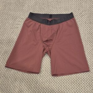 Lululemon Men’s Boxer Briefs Built To Move Large Burgundy